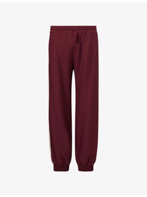 Valentino VLogo Stripe-Trim Woven Track Trousers
