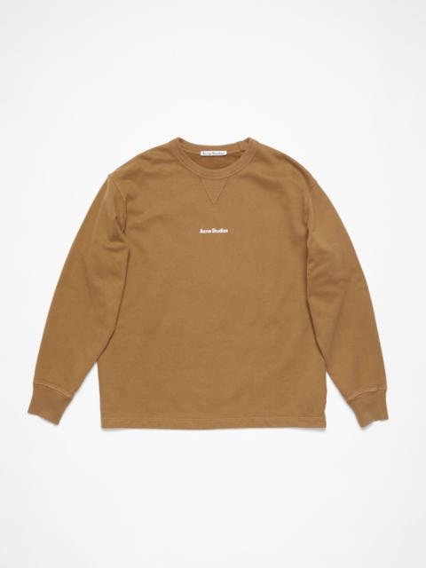 Stamp logo sweater - Mud beige