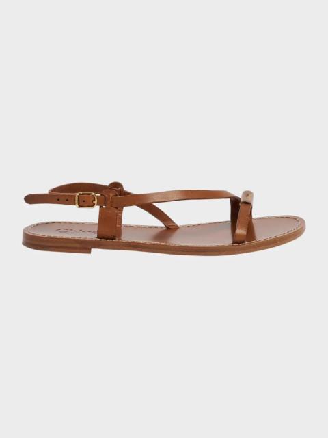 Chloé Matilda Flat Leather Sandals