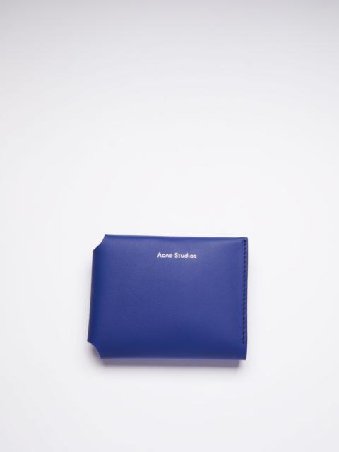 Acne Studios FOLDED CARD HOLDER - Blue