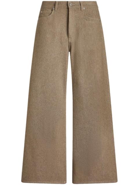 Etro mid-rise wide-leg jeans