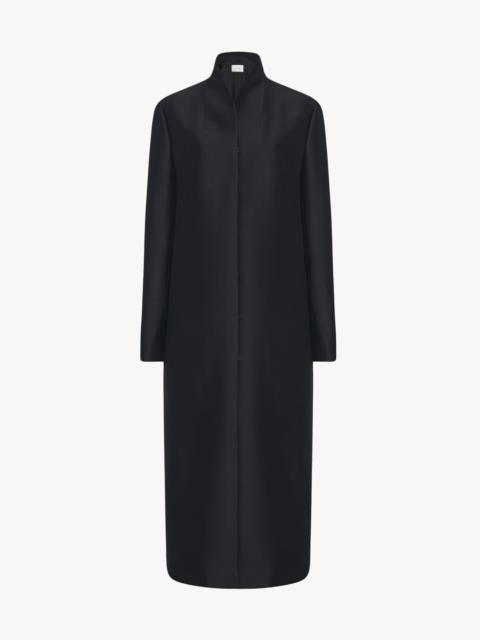 The Row Egle Coat in Wool and Silk