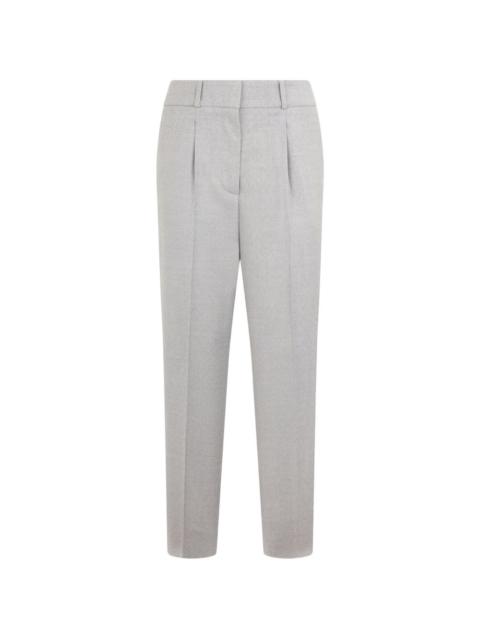PESERICO pleated straight trousers