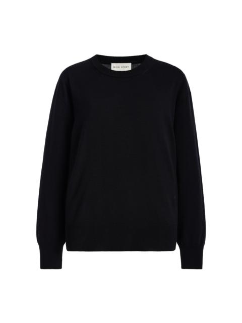 HIGH SPORT Jenna Wool Sweater black