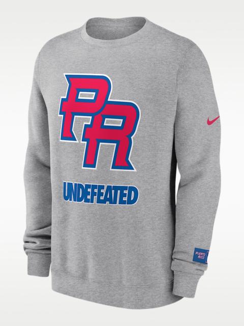 Nike Puerto Rico National Baseball Team 2026 World Baseball Classic Complex Undefeated Men's Nike Pullove