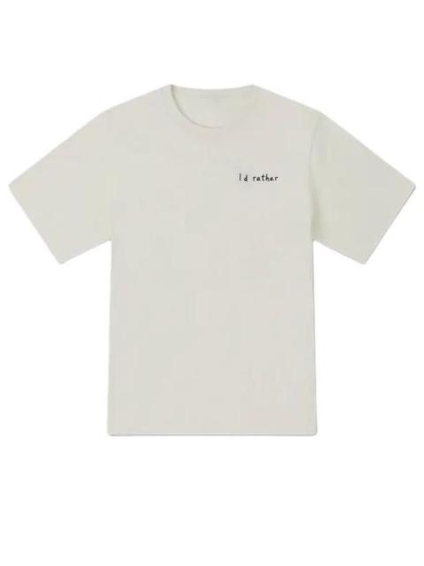Converse (WMNS) Converse Summer Verbiage T-Shirt 'White' 10027223-A01