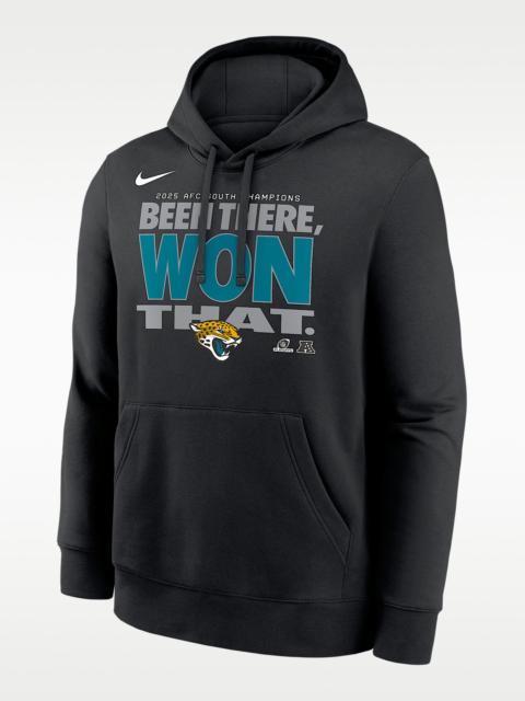 Nike Jacksonville Jaguars 2025 AFC South Champions Trophy Men's Nike NFL Pullover Hoodie
