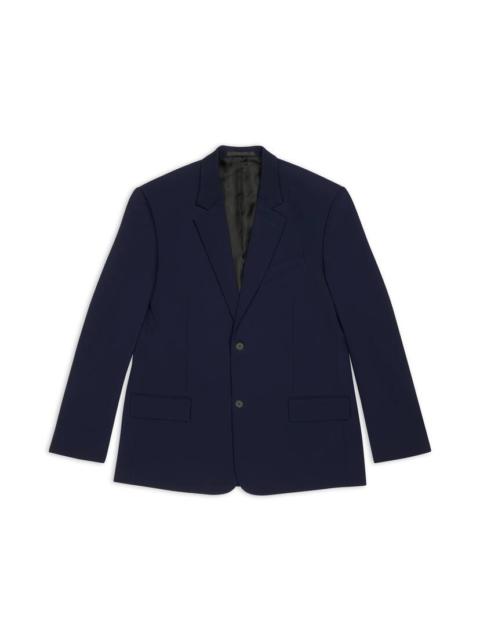 BALENCIAGA Regular Tailored Jacket in Navy Blue
