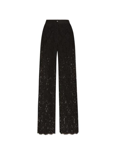 Dolce & Gabbana cordonetto lace trousers