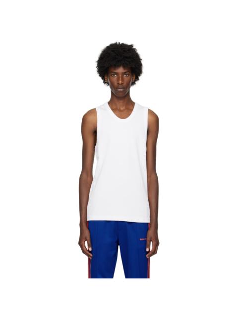 WALES BONNER White Record Tank Top