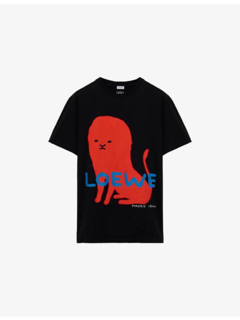 Loewe Branded Short-Sleeved Cotton-Blend T-Shirt