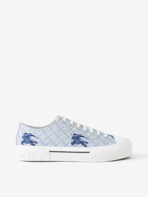 Burberry EKD Monogram Cotton Sneakers