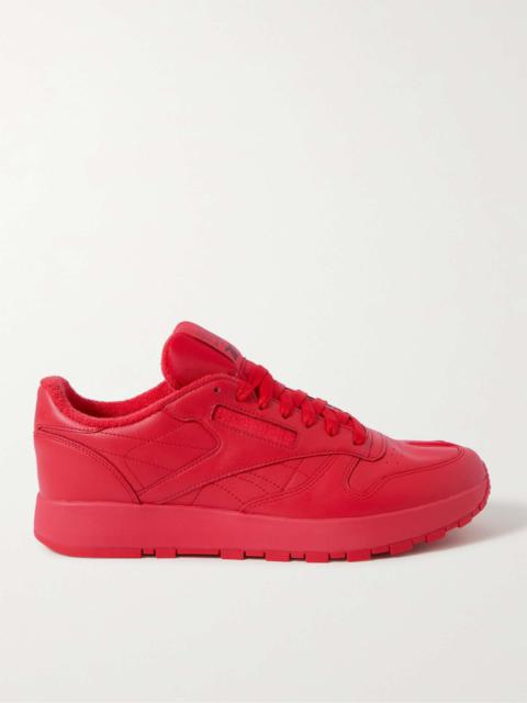 Reebok + Maison Margiela Project 0 Classic Tabi Split-Toe Leather Sneakers