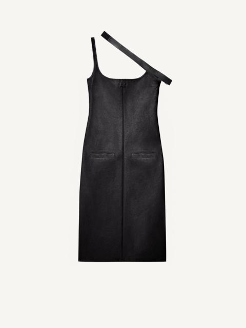 courrèges LONG STRAP VINYL DRESS