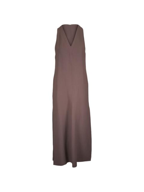 Brunello Cucinelli V-neck maxi dress