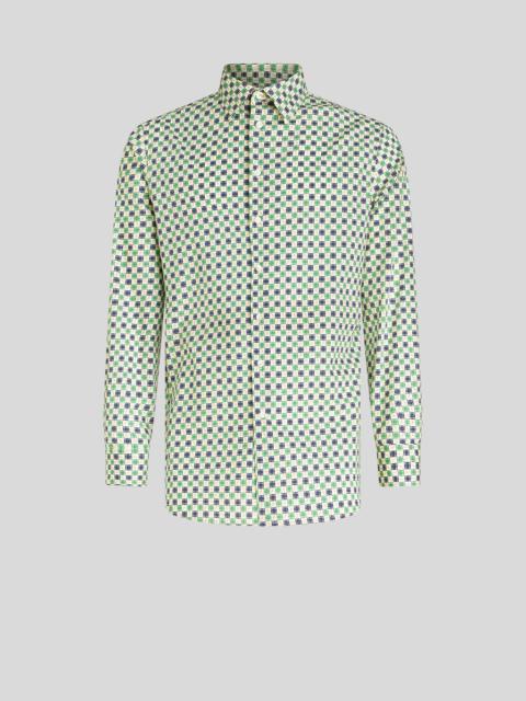 Etro MICRO GEOMETRIC PATTERN SHIRT