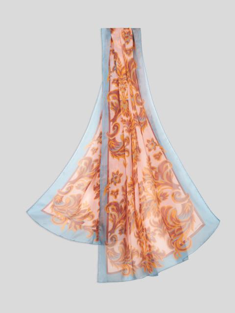 Etro PRINTED SILK SCARF