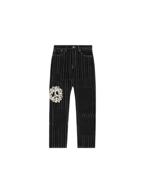 DENIM TEARS Denim Tears Peace Patchwork 501 Pant Black