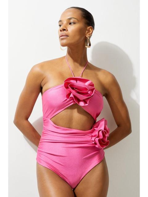 KAREN MILLEN Rosette Cut Out Detail Swimsuit