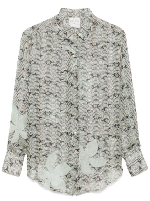 forte_forte snake-print shirt