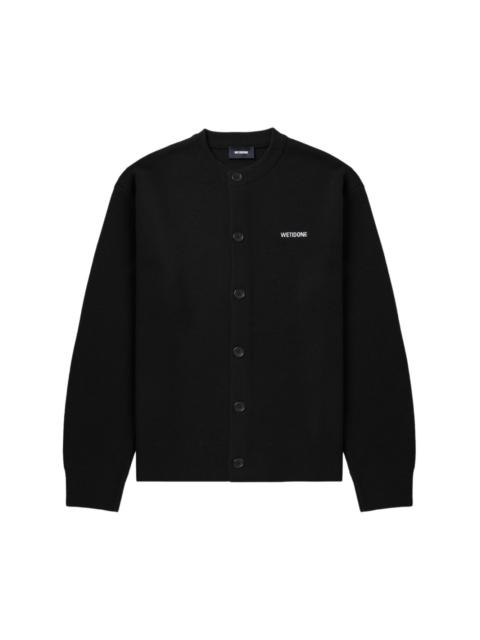 We11done logo-embroidered cardigan