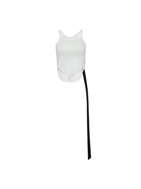 Rick Owens DRKSHDW Basic Tank Cropped Cotton Gauz Jersey