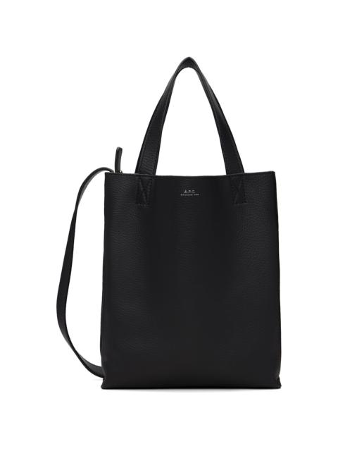 A.P.C. Black Maiko Small Shopper Tote