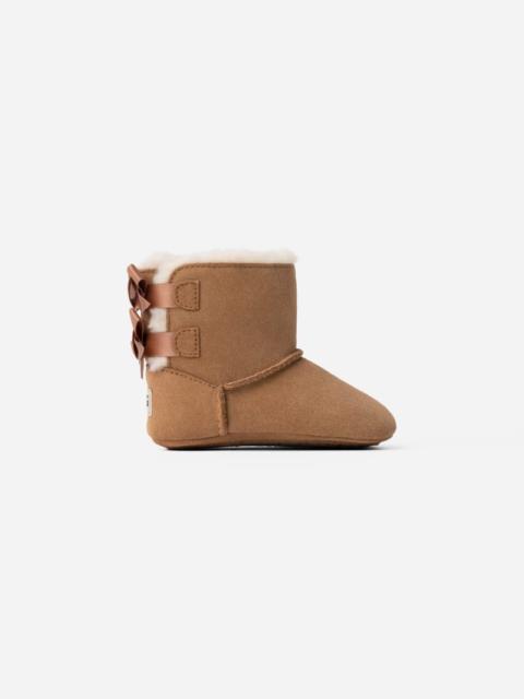 UGG ® Infants' Bailey Bow Sheepskin Classic Boots in Chestnut