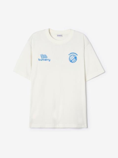 Burberry Logo Badge Cotton T-shirt
