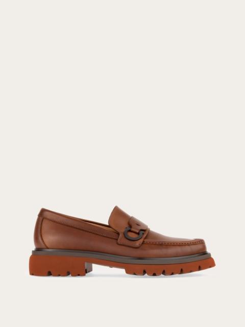 FERRAGAMO Loafer with Gancini ornament