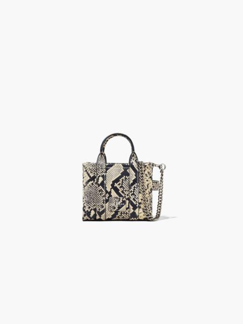 THE SNAKE-EMBOSSED MICRO TOTE BAG