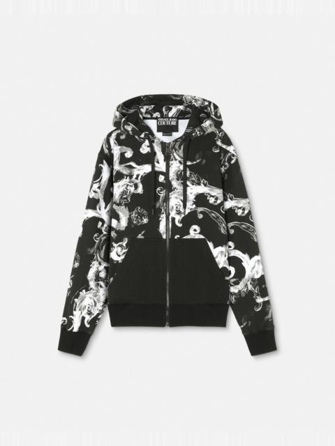 Watercolour Couture Zip Hoodie