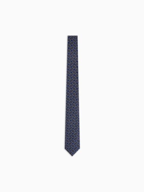 GIORGIO ARMANI JACQUARD SILK TIE