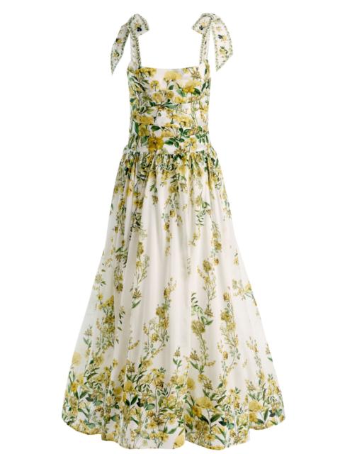 Alice + Olivia HAVEN FLARED MAXI DRESS