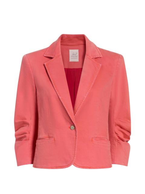 Cinq à Sept Le Petit Khloe rouched sleeve blazer