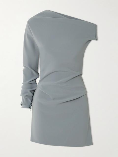 MATICEVSKI Aroma One-sleeve Stretch-crepe Mini Dress