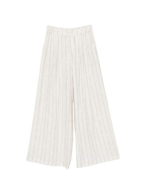 ELEH striped wide-leg trousers