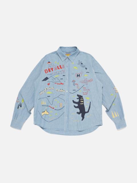 Human Made EMBROIDERED CHAMBRAY SHIRT