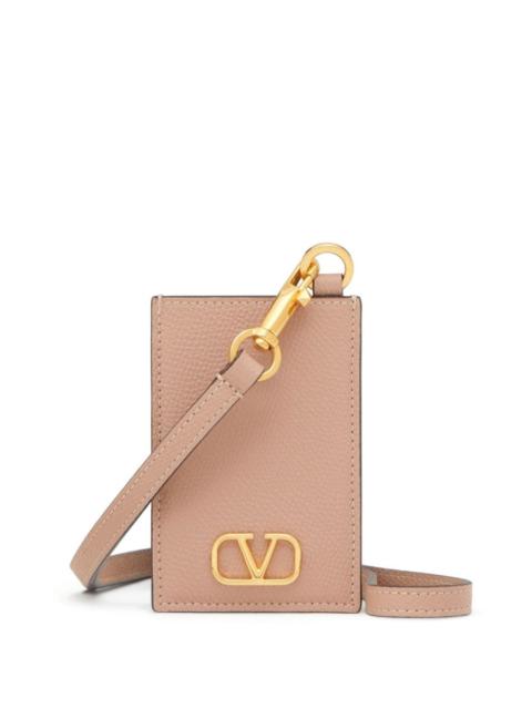 Valentino Vlogo card case with strap