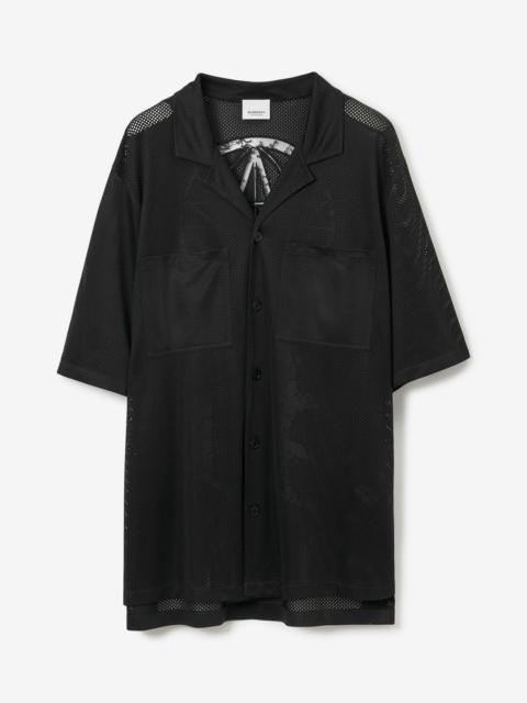 Burberry Varsity Graphic Mesh Pyjama Shirt