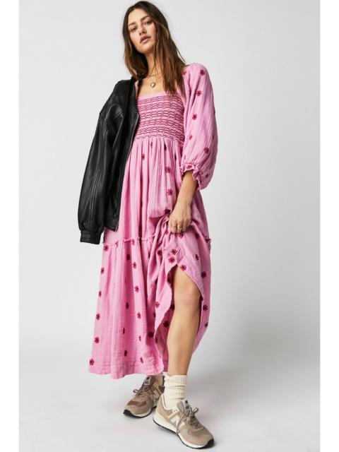 FREE PEOPLE Dahlia Embroidered Maxi Dress