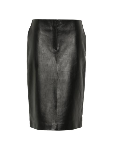 MAGDA BUTRYM leather pencil skirt