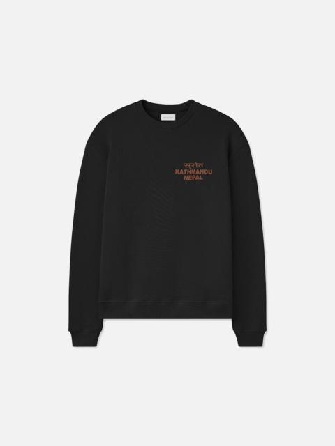John Elliott NEPAL OVERSIZED CREWNECK PULLOVER