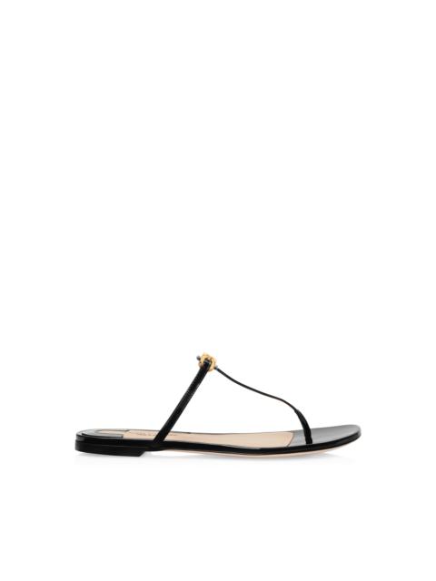 PATENT LEATHER WHITNEY THONG SANDAL