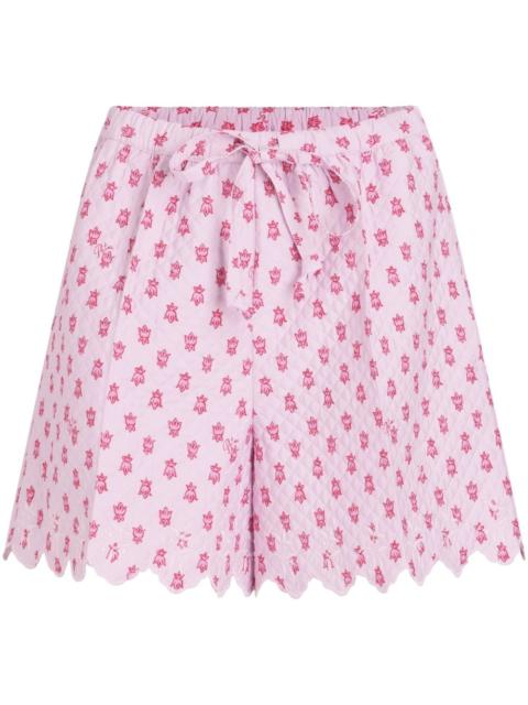 PATOU quilted shorts