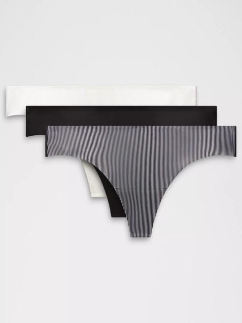 lululemon InvisiWear Mid-Rise Thong Underwear *3 Pack