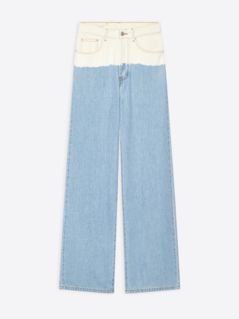 Dries Van Noten WIDE BLEACH JEANS