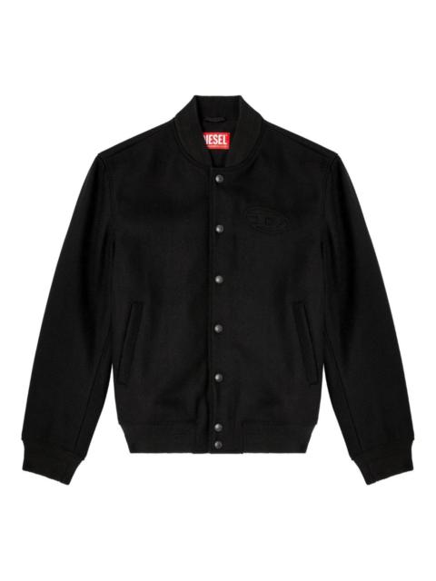 Diesel embroidered logo bomber jacket
