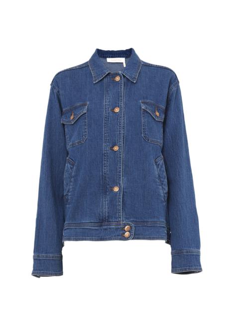 See by Chloé BUTTON-DOWN DENIM JACKET