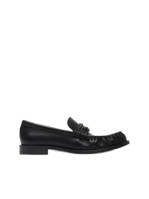 leather loafers